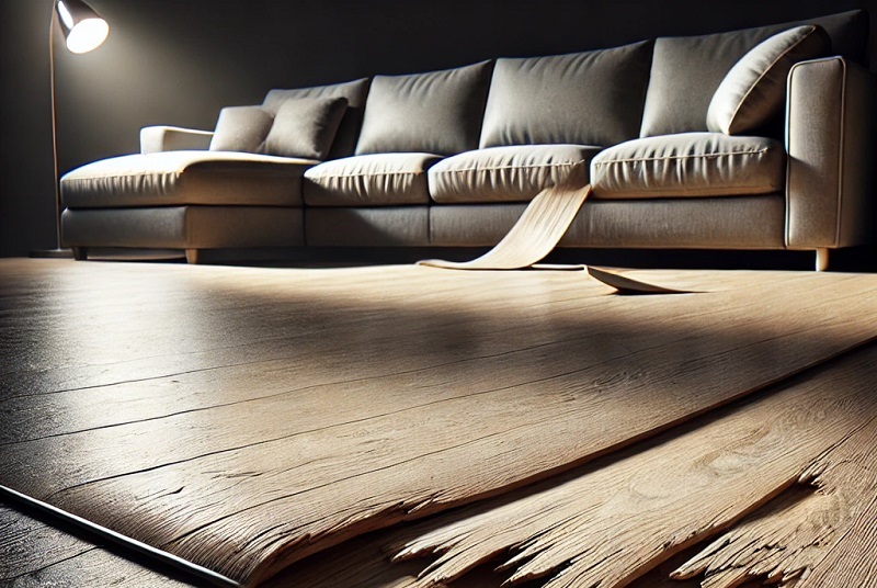 1 số nhược điểm của sàn nhựa giả gỗ