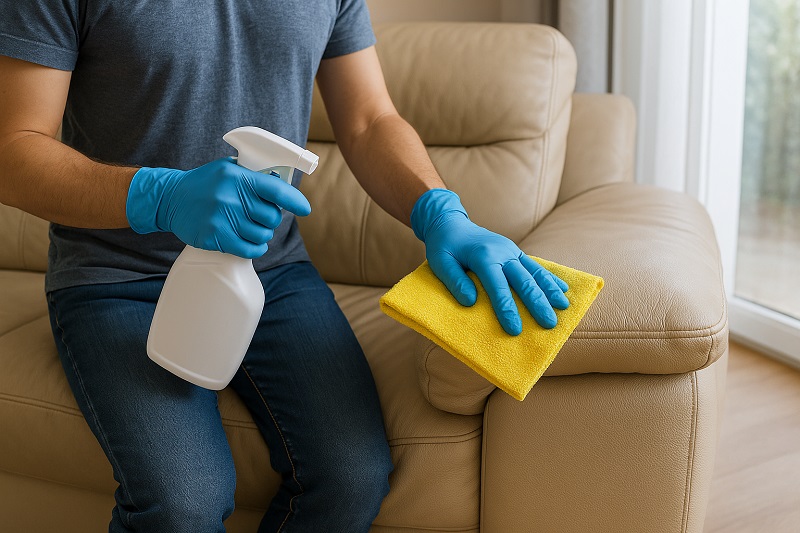 Cách vệ sinh ghế sofa da đúng chuẩn