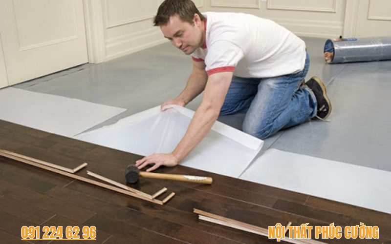 bảo quản và sử dụng sàn gỗ công nghiệp tầm trung
