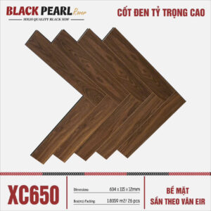 SÀN GỖ XƯƠNG CÁ BLACK PEARL - CỐT ĐEN